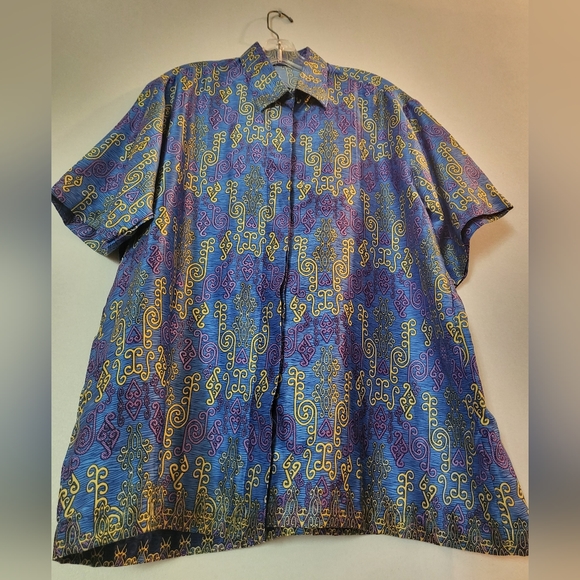 Vintage Unorthodox Paisley Graphic Polo | Size Medium - Picture 2 of 9